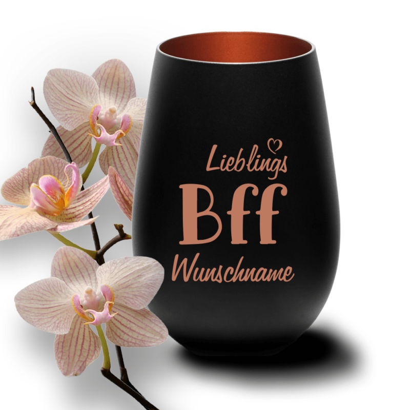 Bild von   deko windlicht lieblings bff mpng | 🌟 Gravur nach Wunsch 🪄