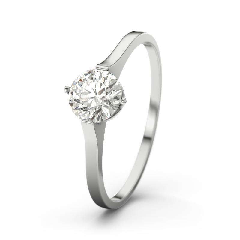 Bild von   diamant weissgoldring summerjpg | 🌟 Gravur nach Wunsch 🪄