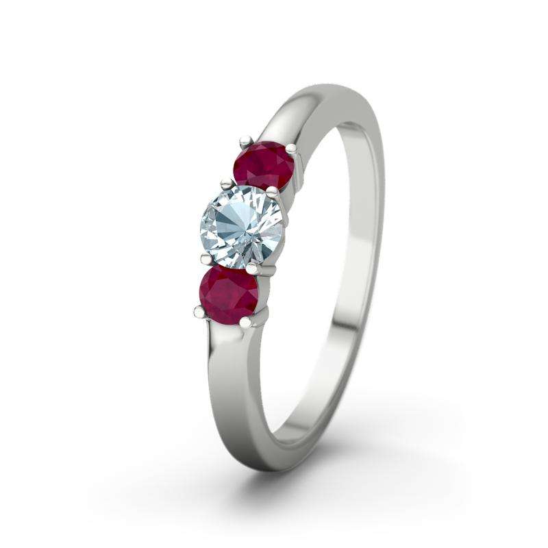 Bild von   aquamarin sterlingsilberring rjpg | 🌟 Gravur nach Wunsch 🪄