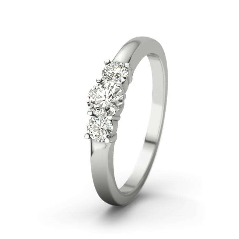 Bild von   diamant sterlingsilberring roujpg | 🌟 Gravur nach Wunsch 🪄