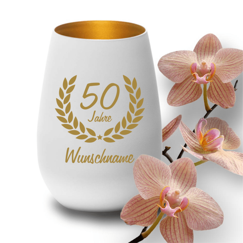 Bild von   windlicht zum  geburtstag mpng | 🌟 Gravur nach Wunsch 🪄