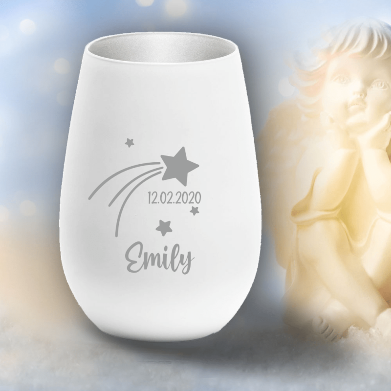 Bild von   personalisiertes windlicht eripng | 🌟 Gravur nach Wunsch 🪄