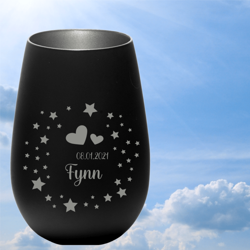 Bild von   personalisiertes windlicht eripng | 🌟 Gravur nach Wunsch 🪄