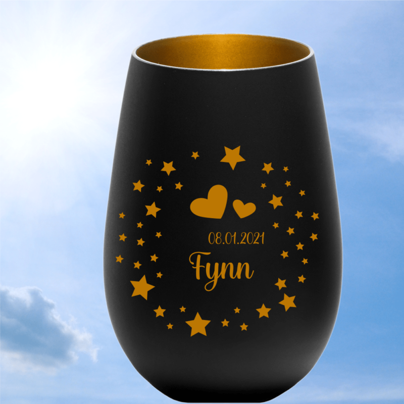 Bild von   personalisiertes windlicht eripng | 🌟 Gravur nach Wunsch 🪄