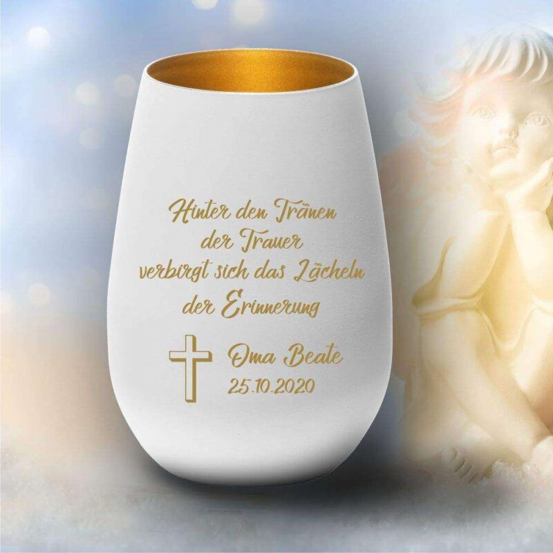 Bild von   personalisiertes windlicht erijpg | 🌟 Gravur nach Wunsch 🪄