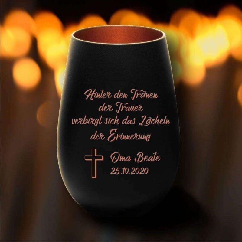 Bild von   personalisiertes windlicht erijpg | 🌟 Gravur nach Wunsch 🪄