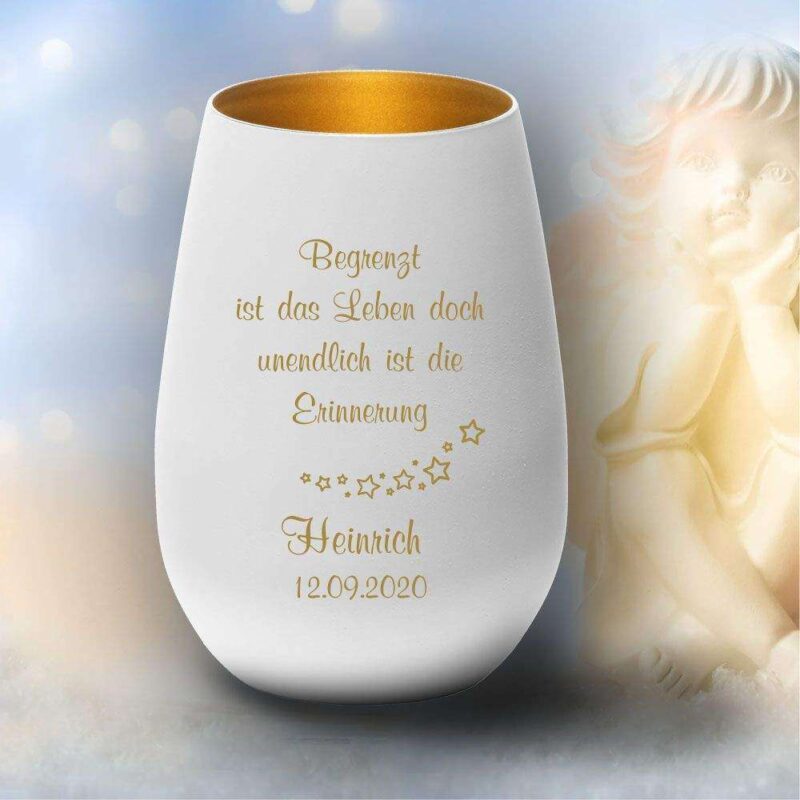 Bild von   personalisiertes windlicht erijpg | 🌟 Gravur nach Wunsch 🪄
