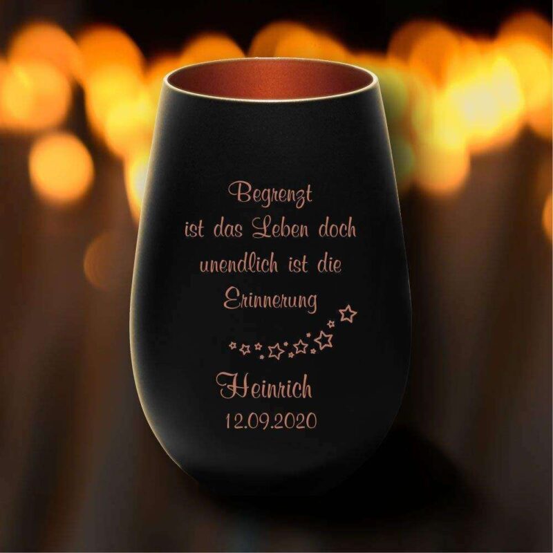 Bild von   personalisiertes windlicht erijpg | 🌟 Gravur nach Wunsch 🪄