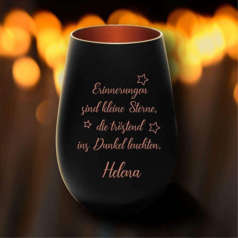 Bild von   personalisiertes windlicht erijpg | 🌟 Gravur nach Wunsch 🪄