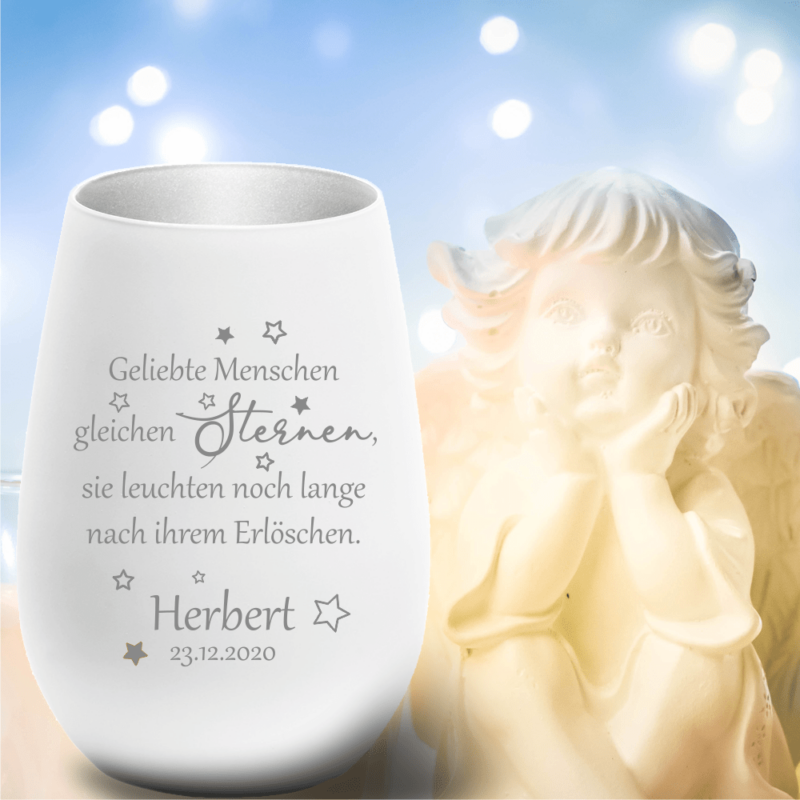 Bild von   personalisiertes windlicht eripng | 🌟 Gravur nach Wunsch 🪄