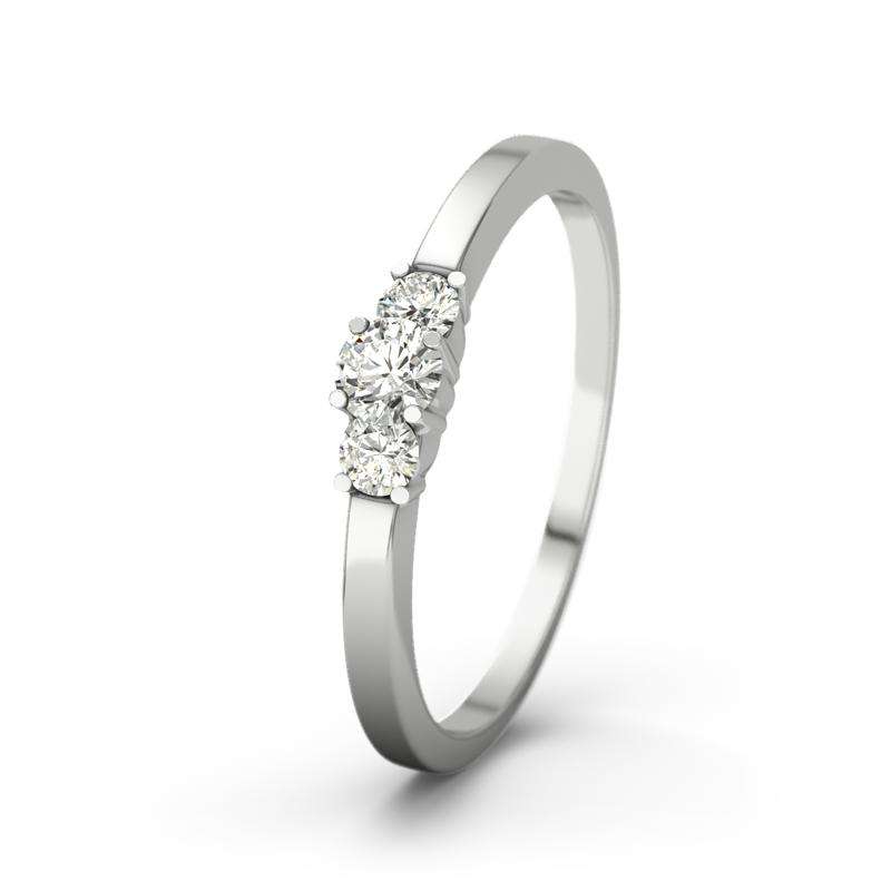 Bild von   diamant si weissgoldring shanjpg | 🌟 Gravur nach Wunsch 🪄