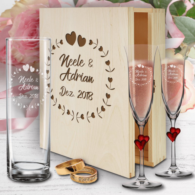 Bild von   personalisierte holzbox zur hopng | 🌟 Gravur nach Wunsch 🪄