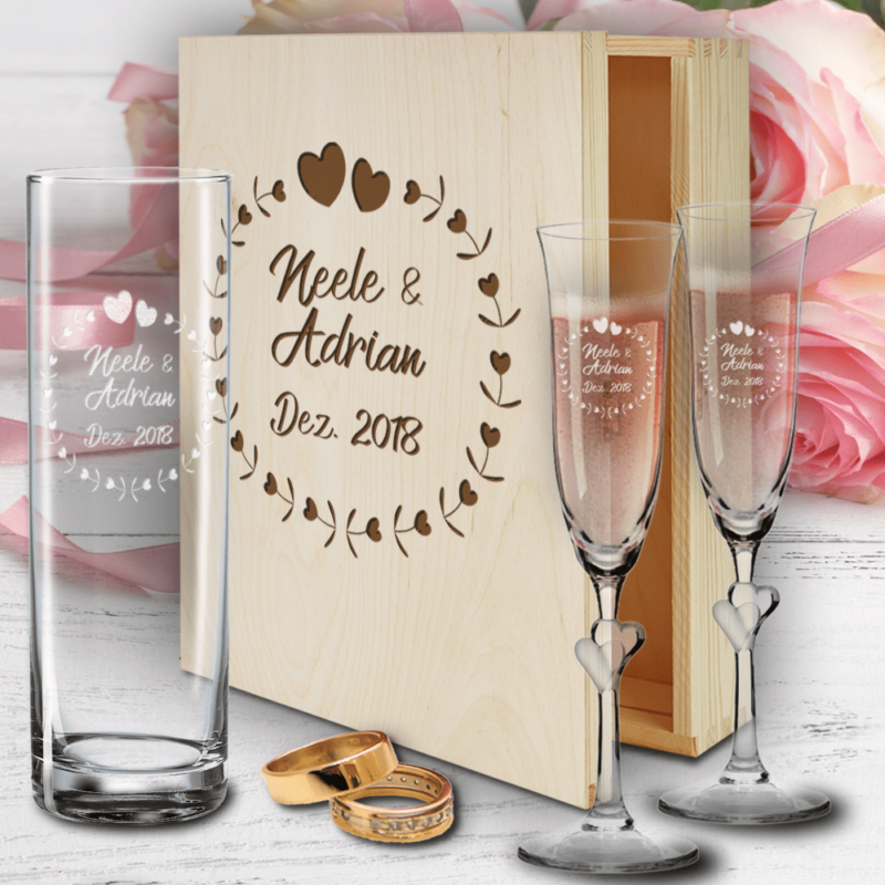 Bild von   personalisierte holzbox zur hopng | 🌟 Gravur nach Wunsch 🪄