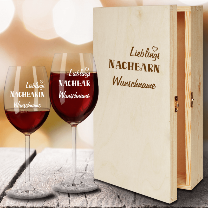 Bild von   geschenkbox rotweinglaeser vonpng | 🌟 Gravur nach Wunsch 🪄