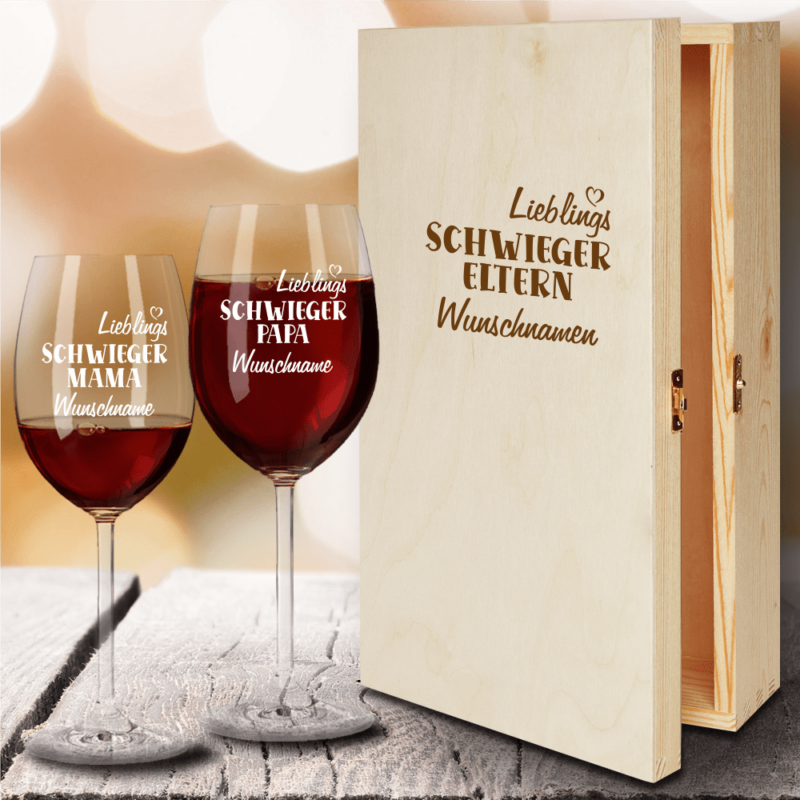 Bild von   geschenkbox rotweinglaeser vonpng | 🌟 Gravur nach Wunsch 🪄