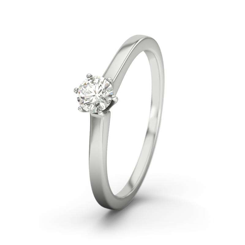 Bild von   diamant weissgoldring santa crjpg | 🌟 Gravur nach Wunsch 🪄