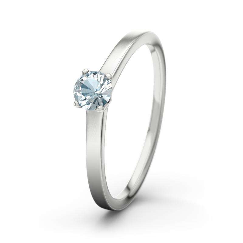 Bild von   aquamarin sterlingsilberring jjpg | 🌟 Gravur nach Wunsch 🪄