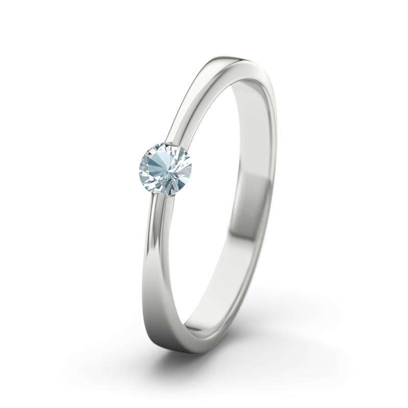 Bild von   aquamarin sterlingsilberring mjpg | 🌟 Gravur nach Wunsch 🪄