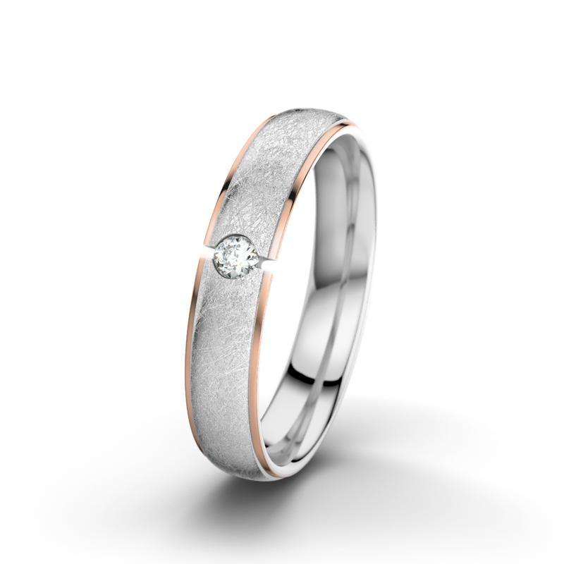 Bild von   diamant weissgold eismattringjpg | 🌟 Gravur nach Wunsch 🪄