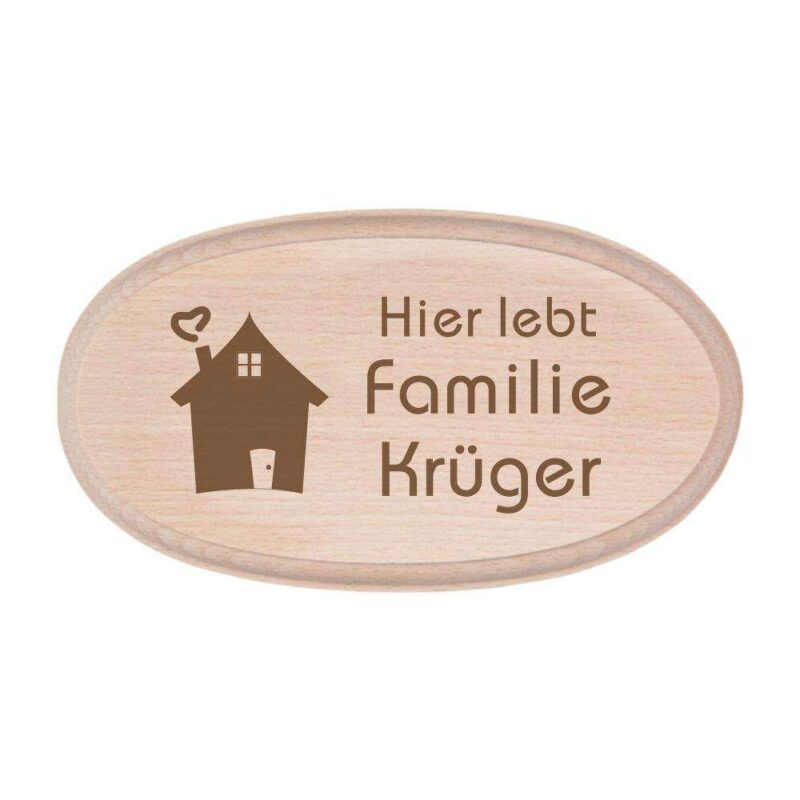Bild von   tuerschild mit deinem familienjpg | 🌟 Gravur nach Wunsch 🪄