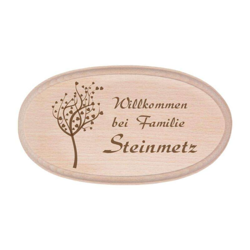 Bild von   tuerschild mit deinem familienjpg | 🌟 Gravur nach Wunsch 🪄
