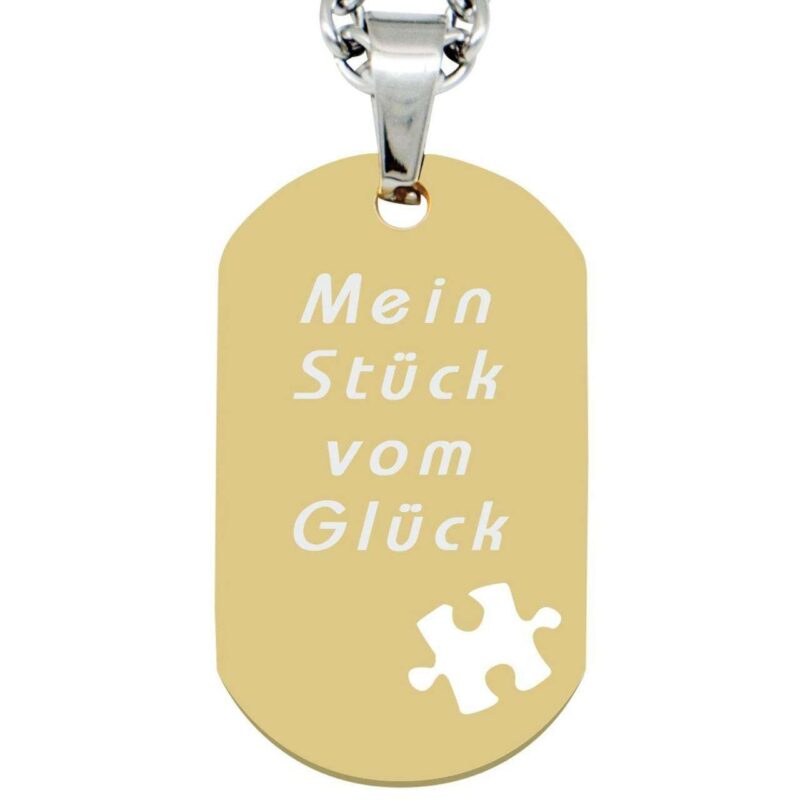 Bild von   kettenhaenger dogtag puzzlejpg | 🌟 Gravur nach Wunsch 🪄
