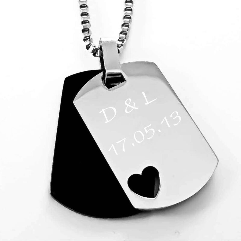 Bild von   anhaenger mit gravur double cujpg | 🌟 Gravur nach Wunsch 🪄