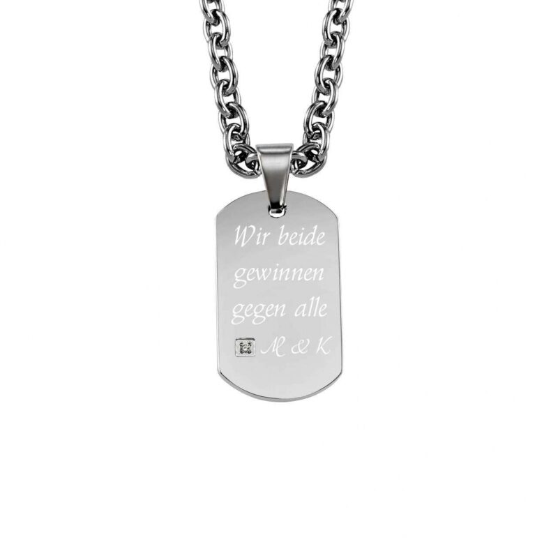 Bild von   anhaenger mit gravur dogtag zijpg | 🌟 Gravur nach Wunsch 🪄