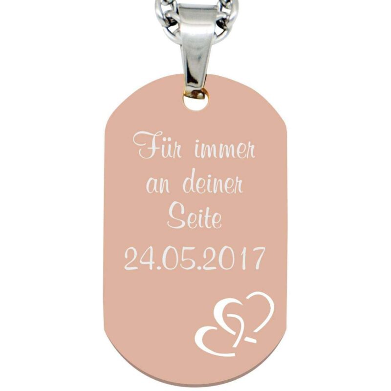 Bild von   gravuranhaenger dogtag herzejpg | 🌟 Gravur nach Wunsch 🪄