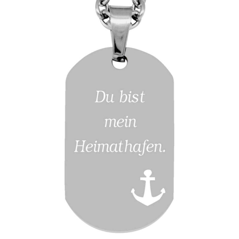 Bild von   anhaenger dogtag anker siljpg | 🌟 Gravur nach Wunsch 🪄