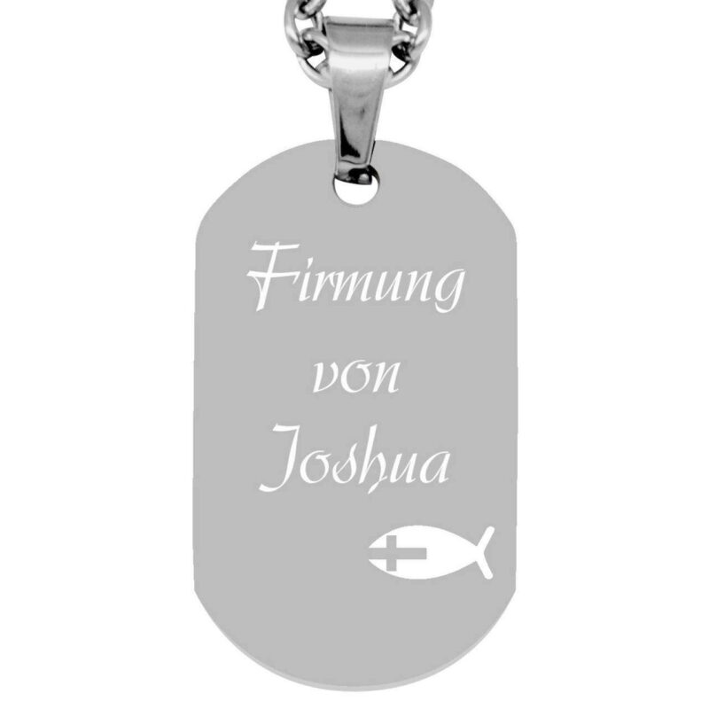 Bild von   anhaenger dogtag fisch siljpg | 🌟 Gravur nach Wunsch 🪄