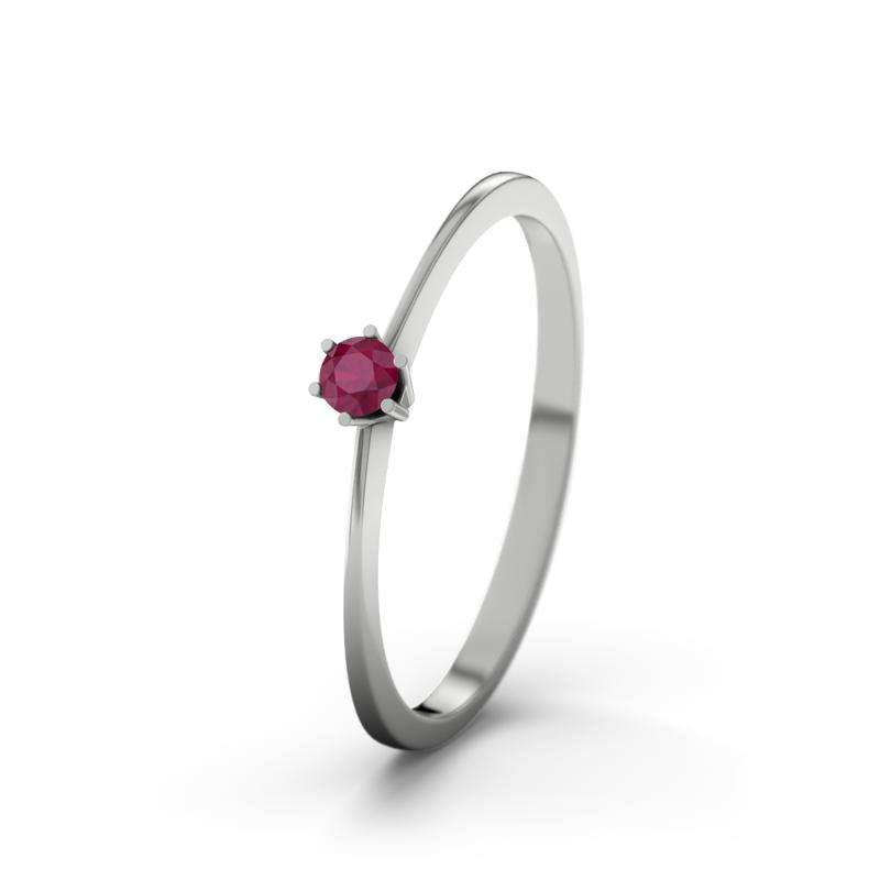 Bild von   rubin platinumring curacaojpg | 🌟 Gravur nach Wunsch 🪄