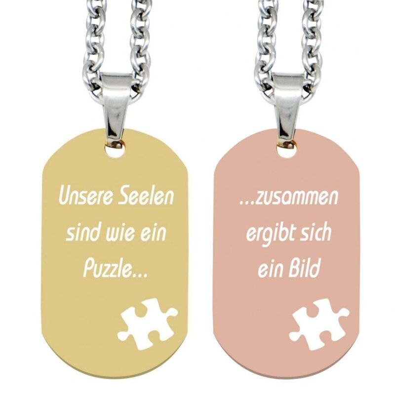 Bild von   partner anhaenger mit gravur djpg | 🌟 Gravur nach Wunsch 🪄