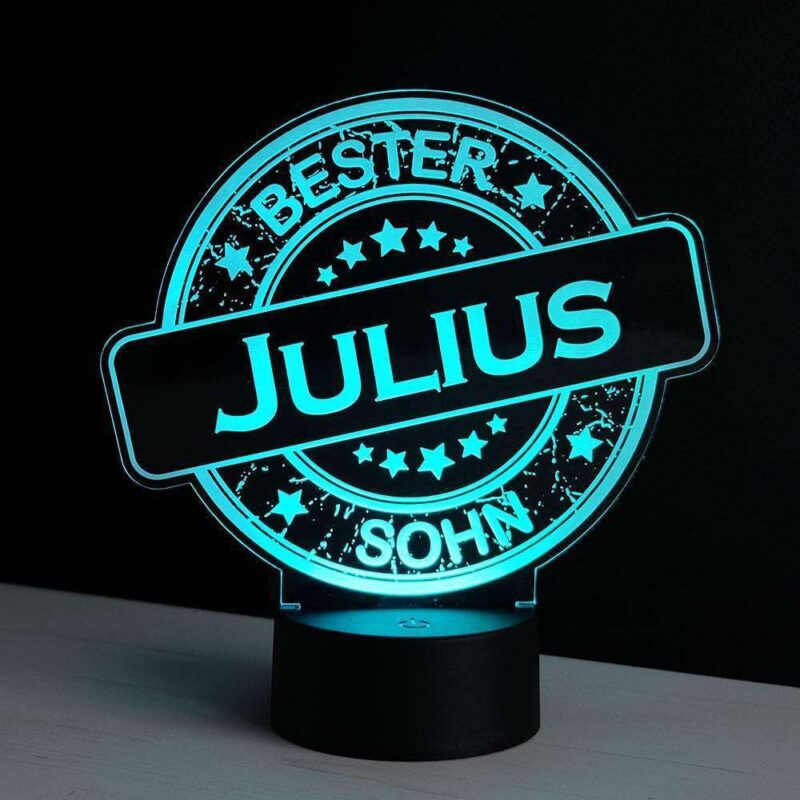 Bild von   led dekolicht bester sohn mitjpg | 🌟 Gravur nach Wunsch 🪄