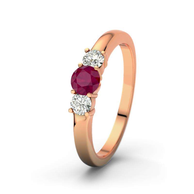 Bild von   rubin rotgoldring rouby rotjpg | 🌟 Gravur nach Wunsch 🪄