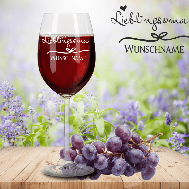 Bild von   rotweinglas von leonardo lieblpng | 🌟 Gravur nach Wunsch 🪄