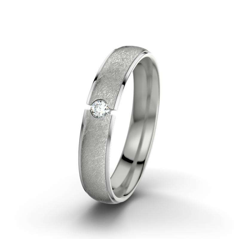 Bild von   diamant platinum eismattring jjpg | 🌟 Gravur nach Wunsch 🪄
