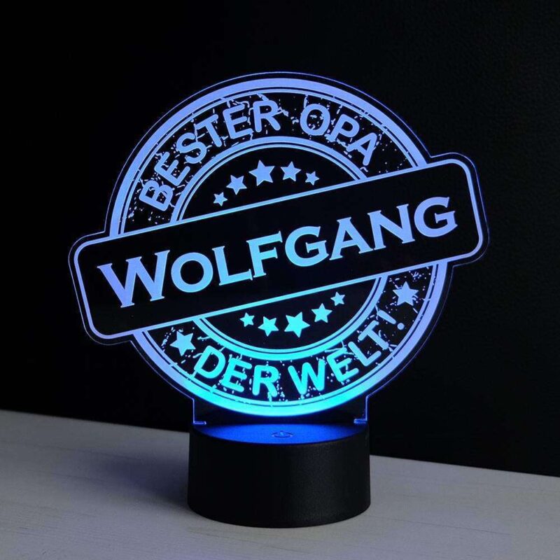 Bild von   led dekolicht bester opa mit wjpg | 🌟 Gravur nach Wunsch 🪄