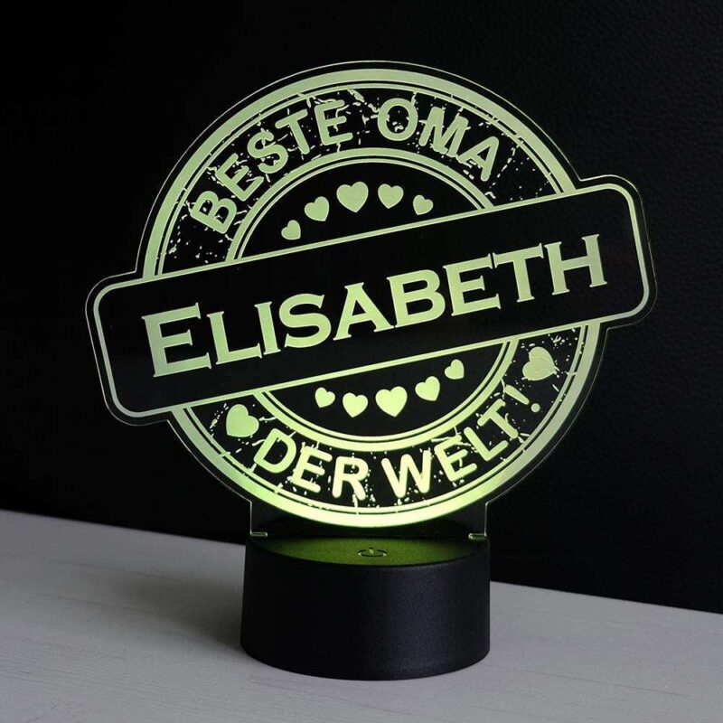 Bild von   led deko licht beste oma mit njpg | 🌟 Gravur nach Wunsch 🪄
