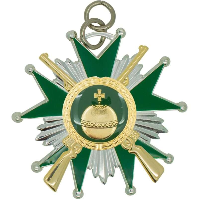 Schützenorden Stern mit Gewehren