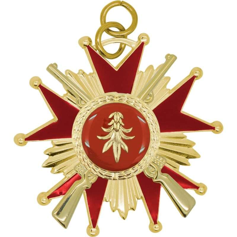 Bild von   schuetzenorden stern mit gewehjpg | 🌟 Gravur nach Wunsch 🪄