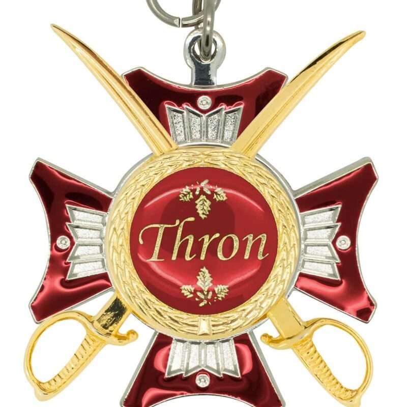 Schützenorden mit gekreuzten Säbeln