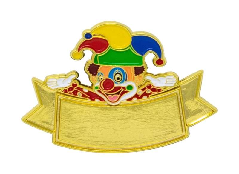 Bild von   karnevalsbrosche clownjpg | 🌟 Gravur nach Wunsch 🪄