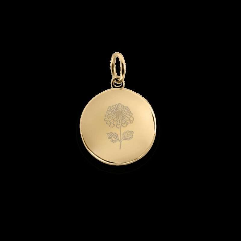 Bild von   november geburtsblume charmjpg | 🌟 Gravur nach Wunsch 🪄