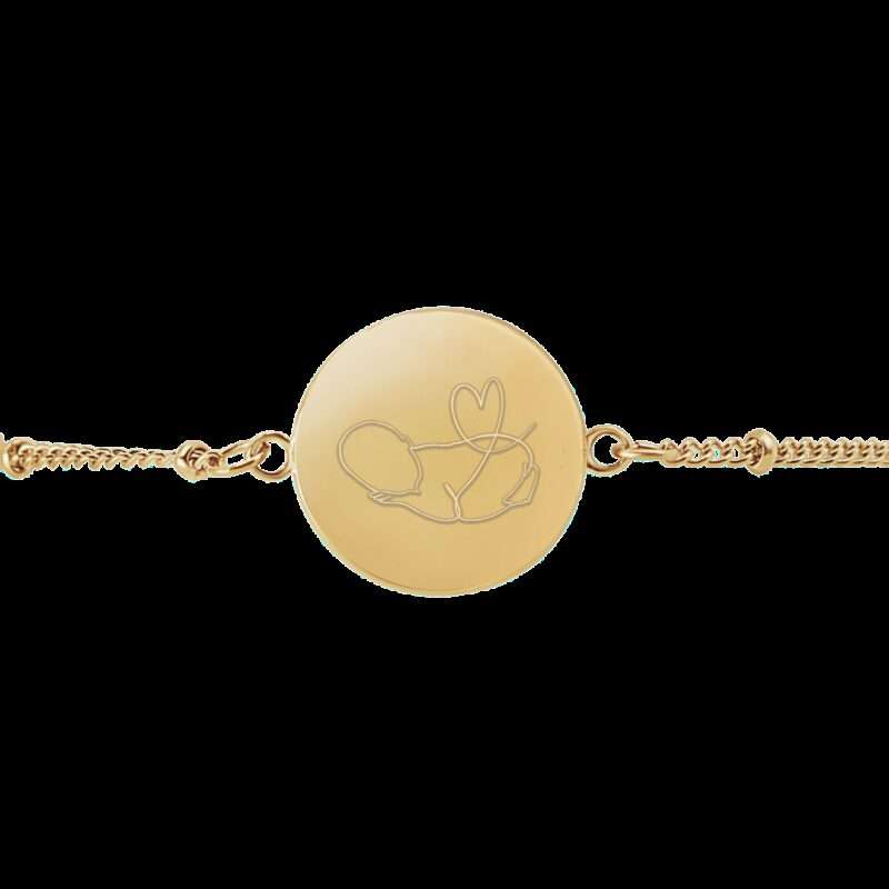 Bild von   baby love armbandjpg | 🌟 Gravur nach Wunsch 🪄