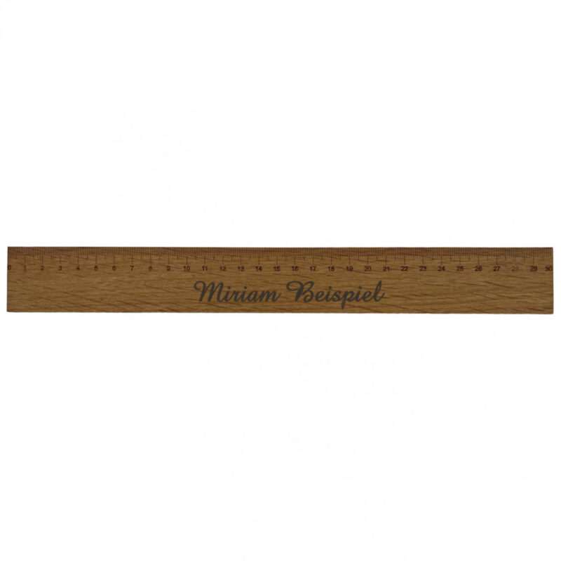 Bild von   holz lineal aus geoelter eichejpg | 🌟 Gravur nach Wunsch 🪄