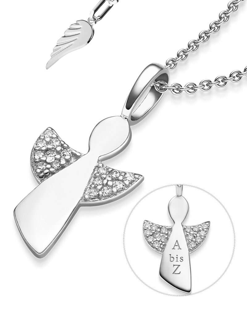 Bild von   schutzengel kette  geschenkjpg | 🌟 Gravur nach Wunsch 🪄