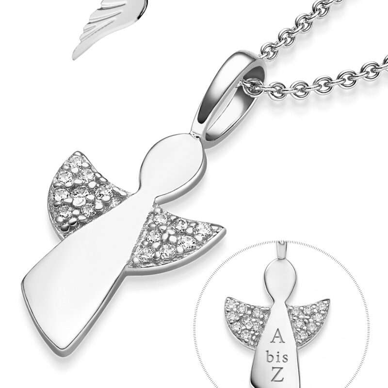 Bild von   schutzengel kette  geschenkjpg | 🌟 Gravur nach Wunsch 🪄