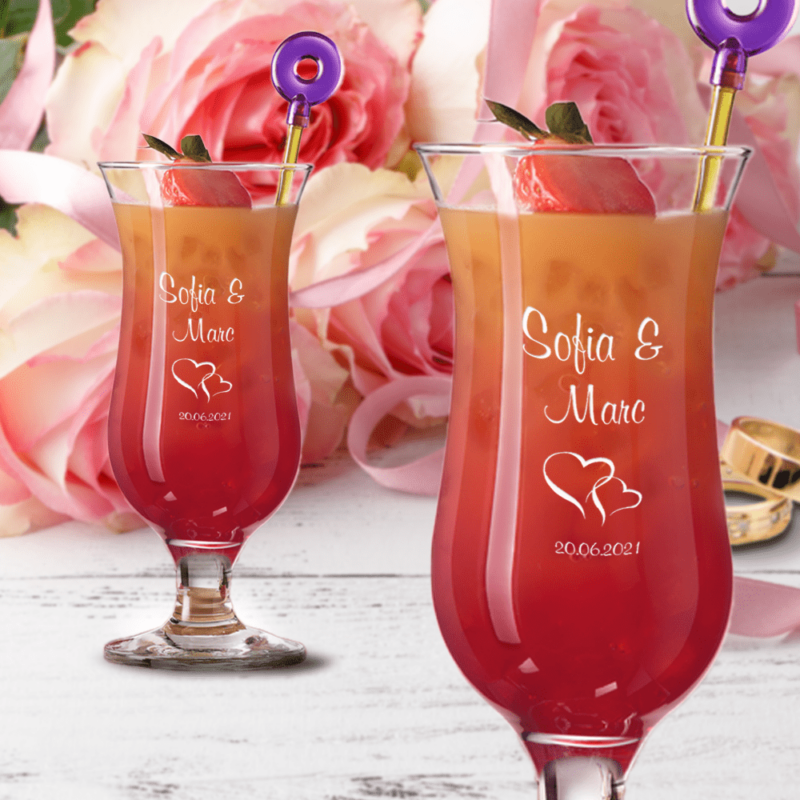 Bild von   cocktailglas set mit wunschnampng | 🌟 Gravur nach Wunsch 🪄