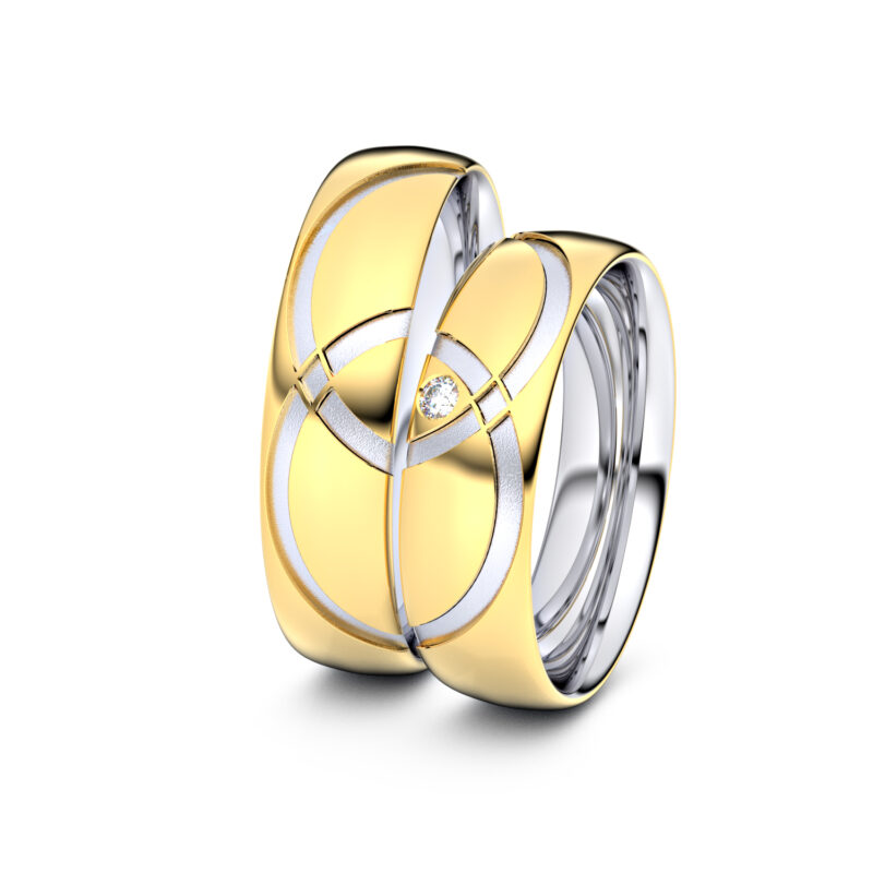 Bild von   modell tr doppelring erjpg | 🌟 Gravur nach Wunsch 🪄